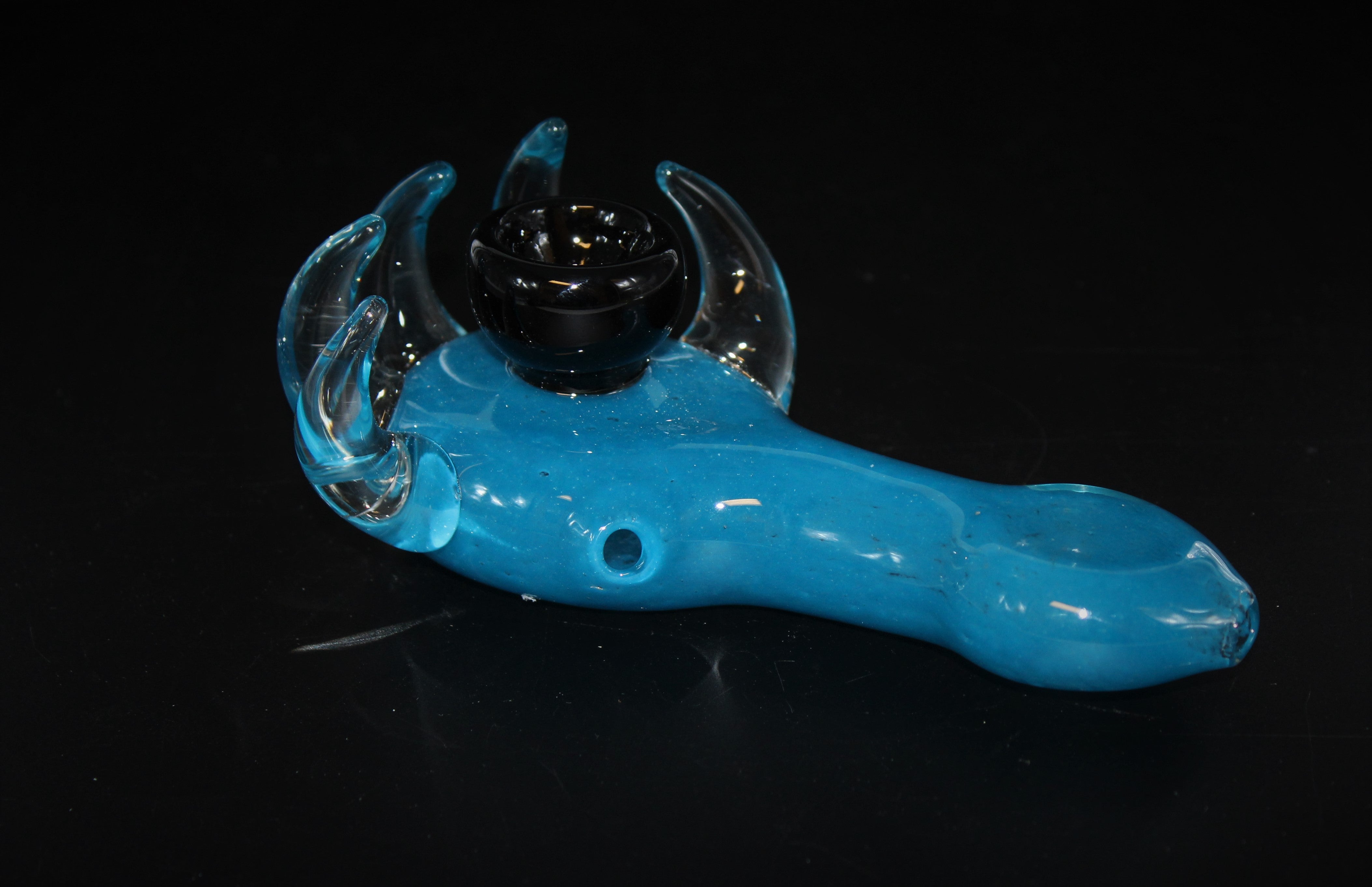 5" BLUE CLAW Glass PIPE