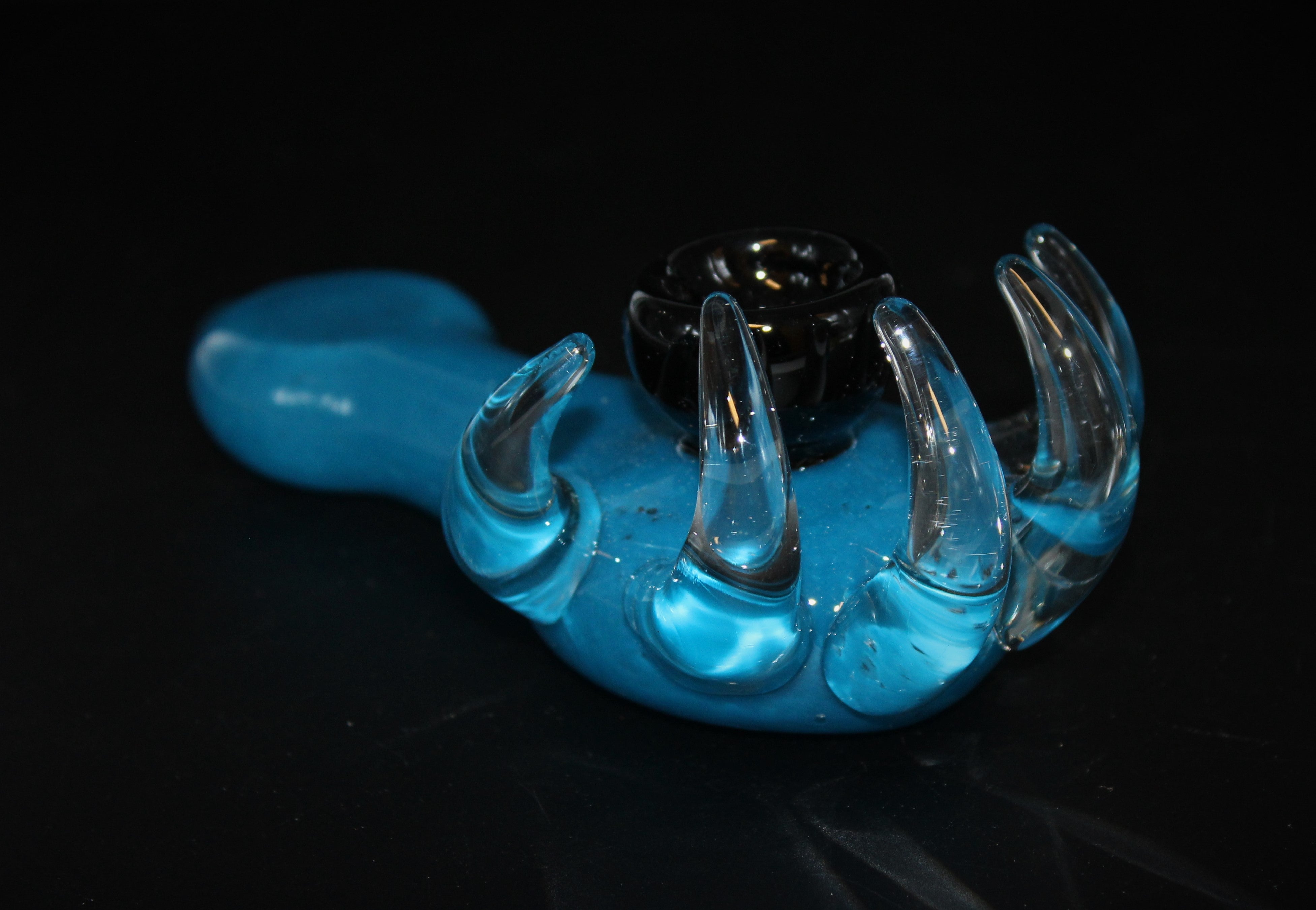 5" BLUE CLAW Glass PIPE