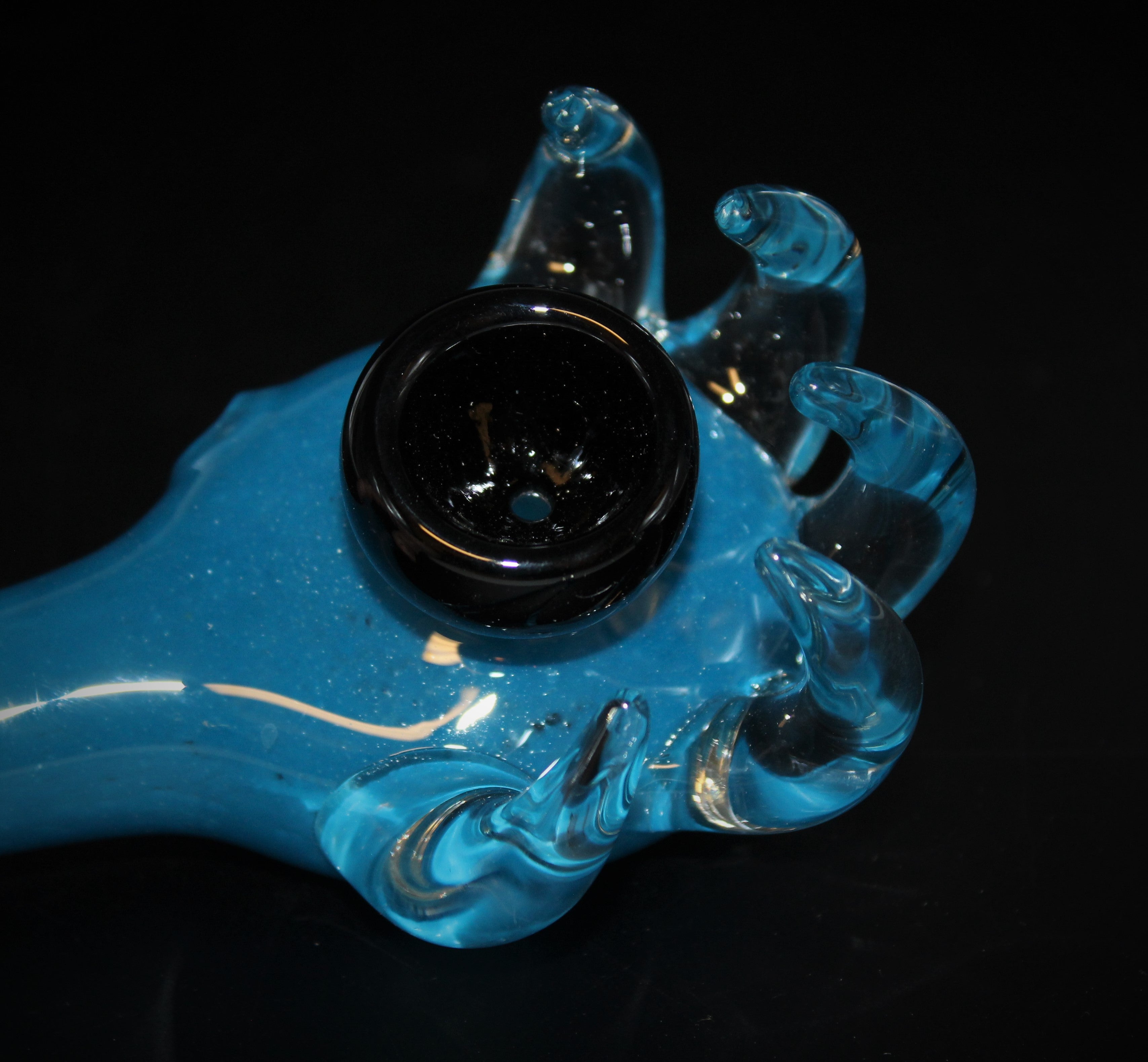 5" BLUE CLAW Glass PIPE