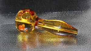 5” FROZEN GOLD FREEZABLE Tobacco Smoking Glass Pipe FREEZE GLASS pipes