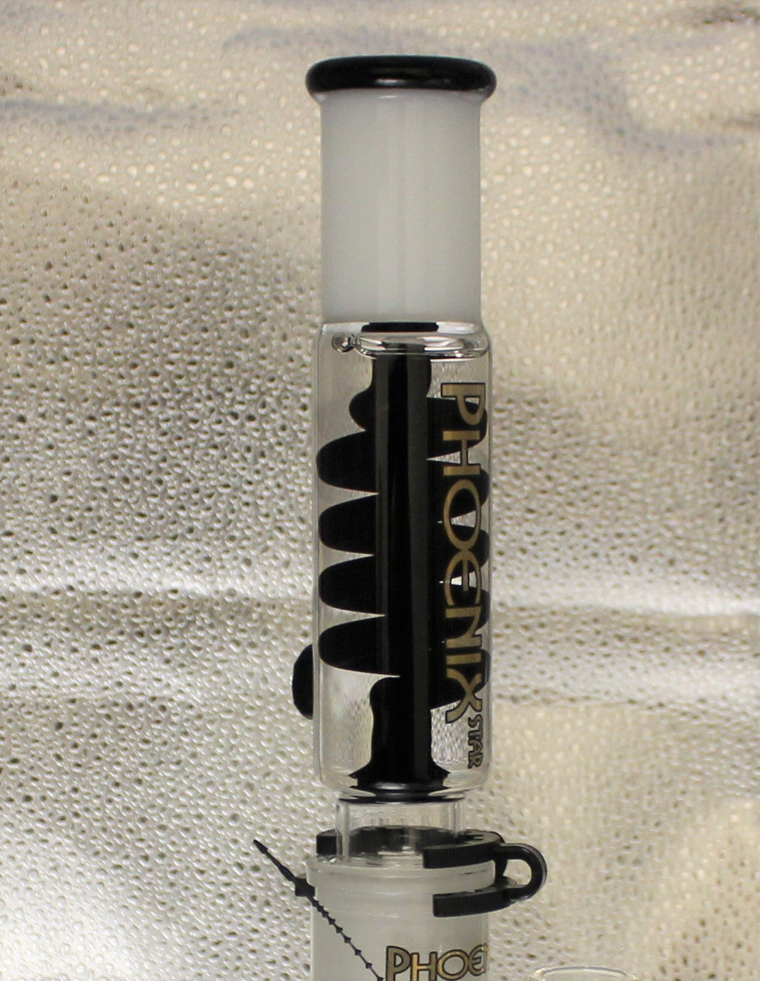 15" FREEZABLE Coil Hookah Water Pipe BLACK DOUBLE MATRIX PERC 15 inch Freeze Pipe