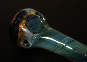 4" OCEAN TONES GLASS Smoking Pipe