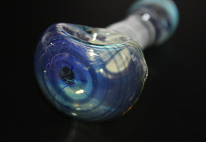 SLINKY STEM BLUE Glass Pipe