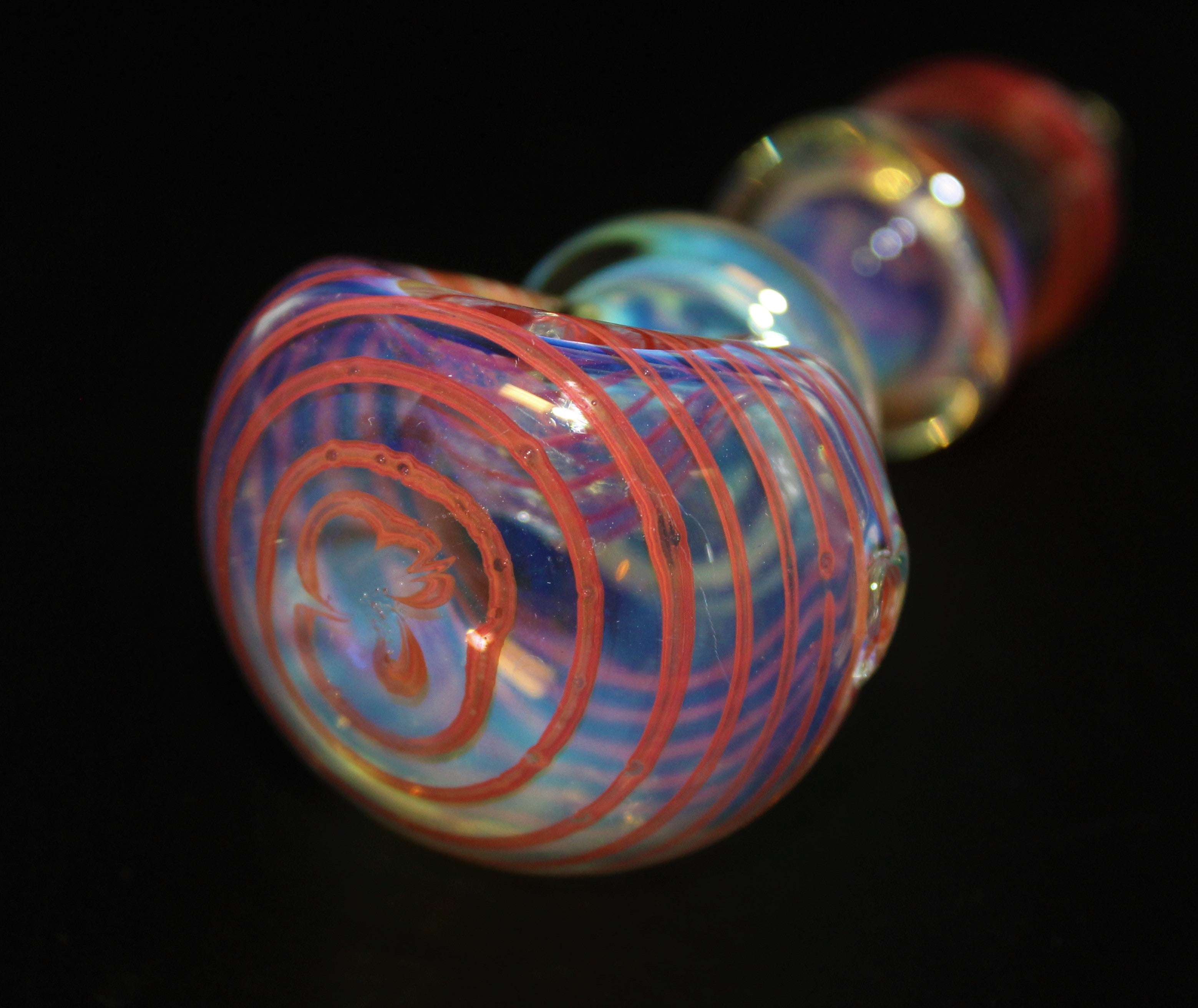 SMOKE TUNNEL RED Glass Pipe