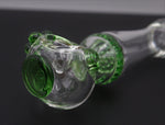 TURBO HONEYCOMB GREEN Glass Pipe