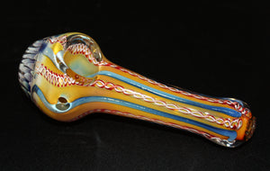 4 1/2" SHARK TOOTH Glass Pipe