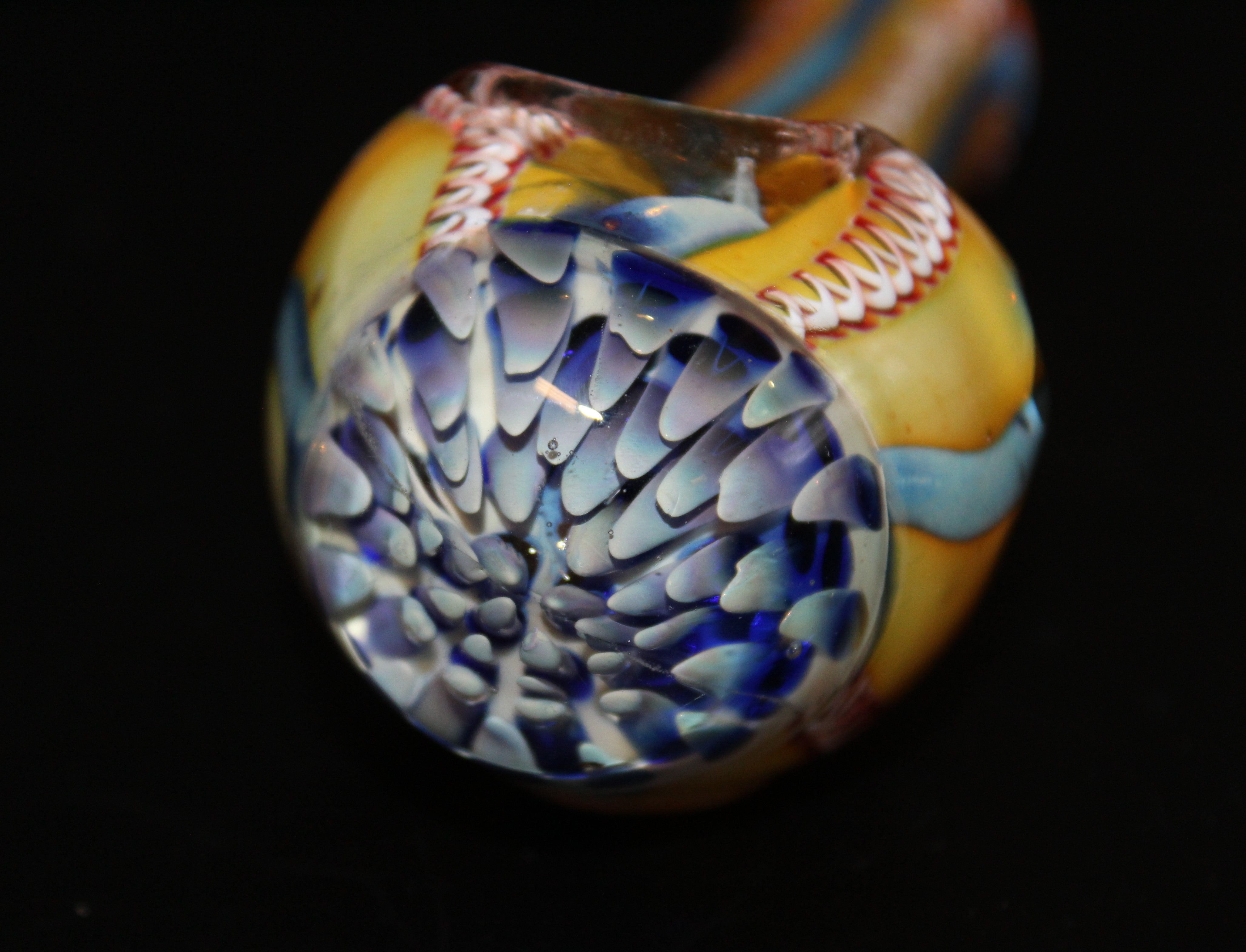 4 1/2" SHARK TOOTH Glass Pipe