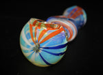 3 1/2" ZIGGY ZAG Chameleon Glass Pipe