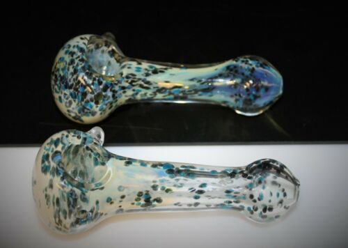 BLIZZARD Fumed Tobacco Smoking Glass Pipe THICK GLASS pipes