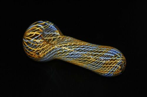 CALIFORNIA WEAVE Tobacco Smoking Glass Pipe THICK GLASS pipes
